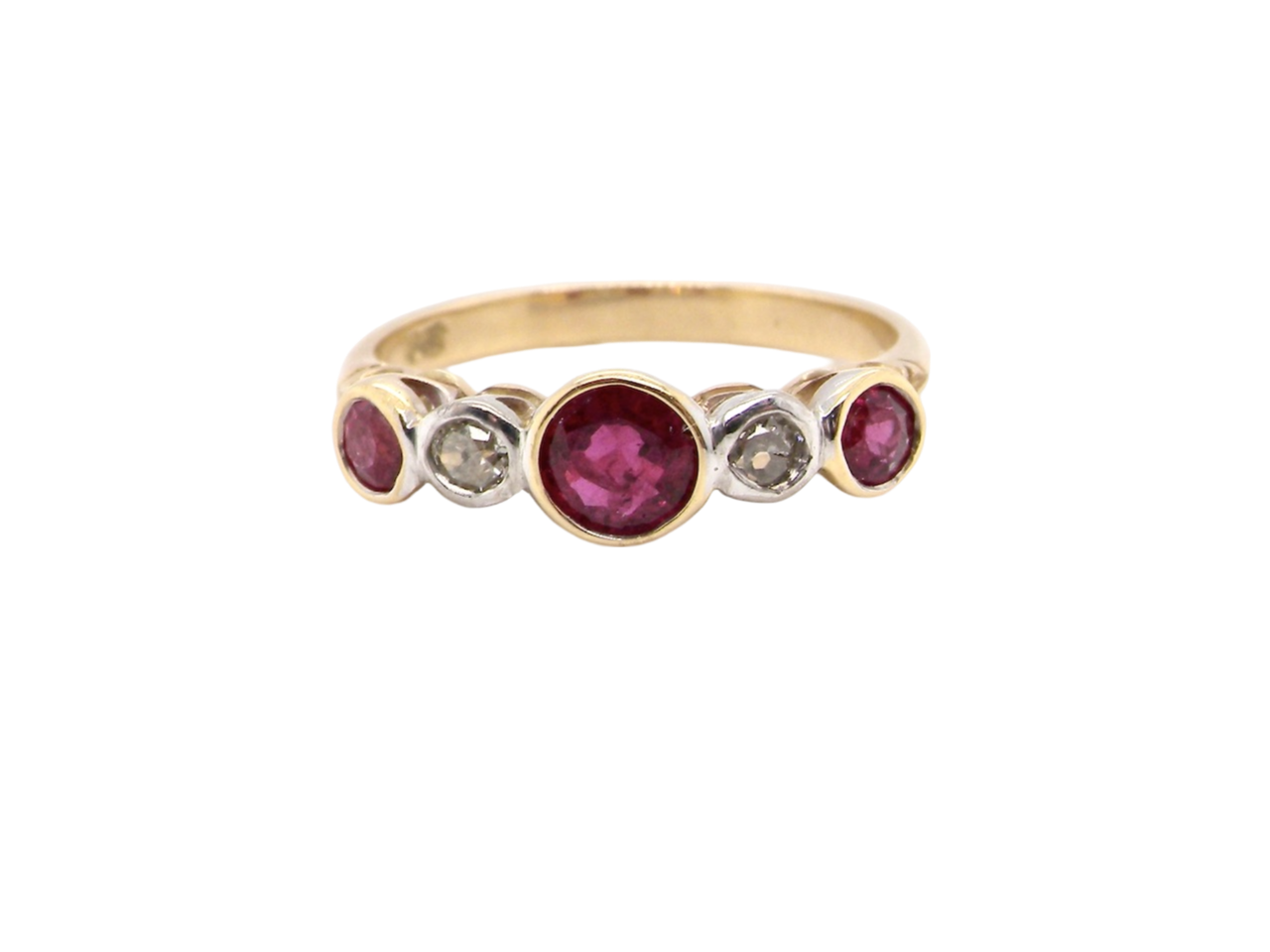 A vintage Ruby and Diamond Ring