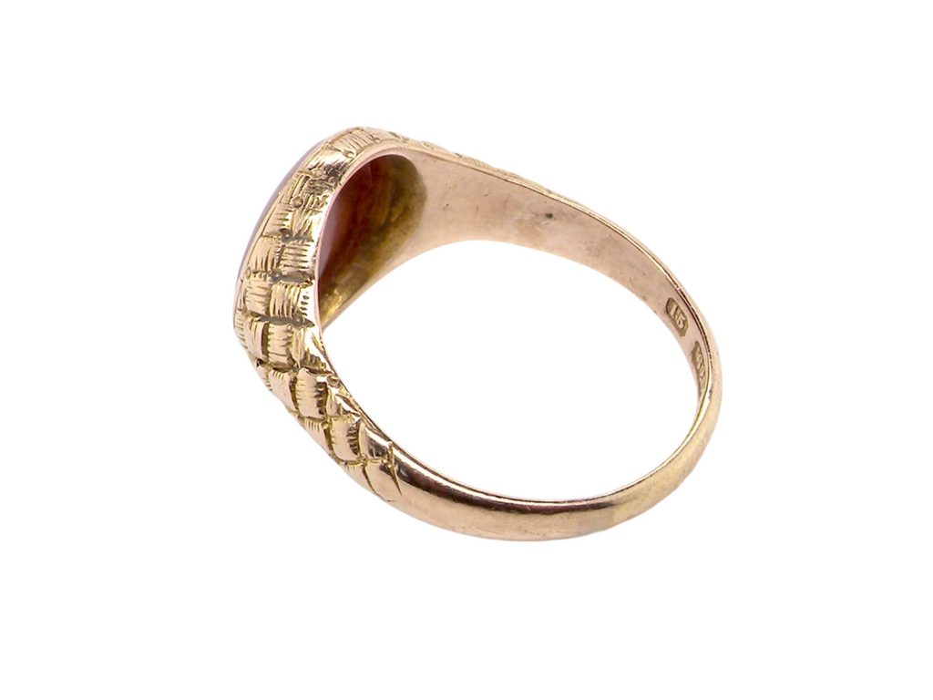 side view Signet Ring