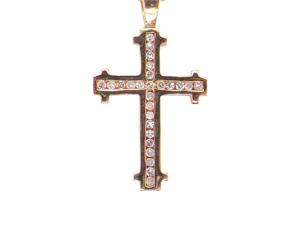 Diamond Cross and Chain