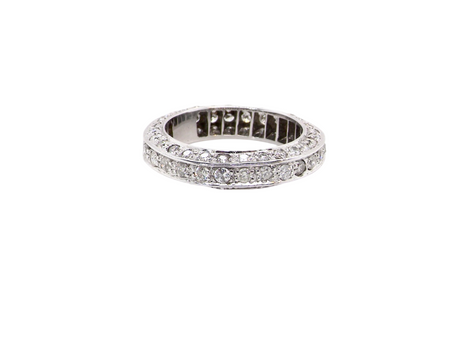 An 18ct White Gold Diamond Eternity Ring