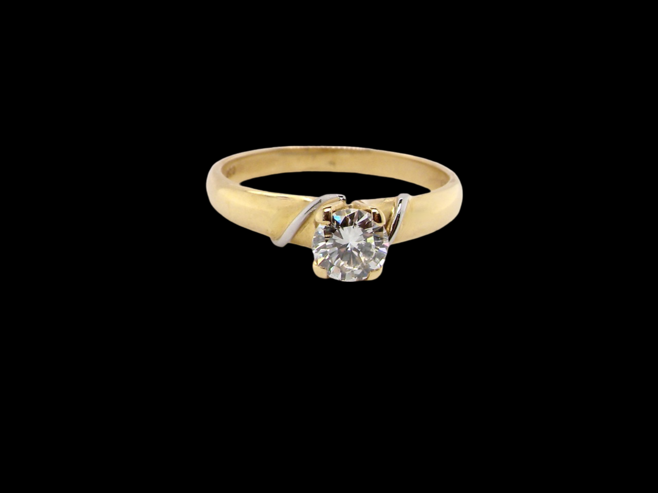 A single stone diamond ring