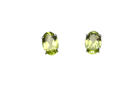 A pair of Peridot Earrings