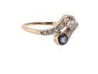  Sapphire and Diamond Ring