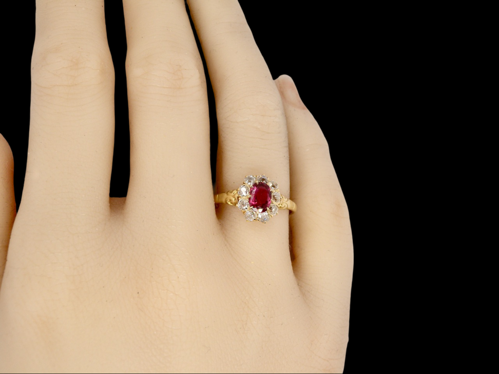  Ruby and Diamond  Ring