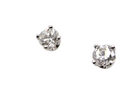 A pair of diamond earrings