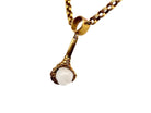  gold Moonstone Pendant