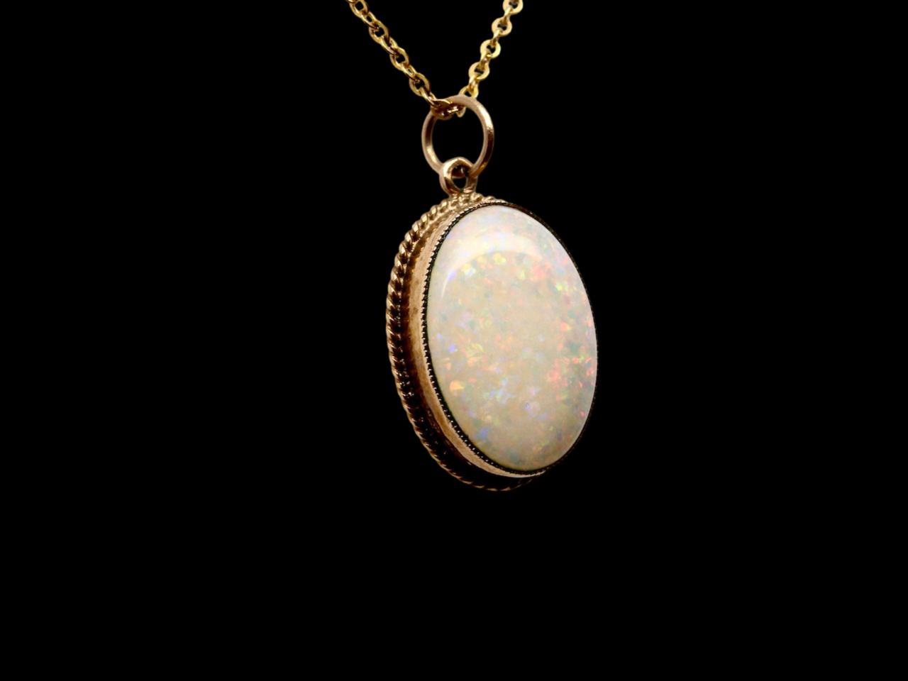 opal pendant