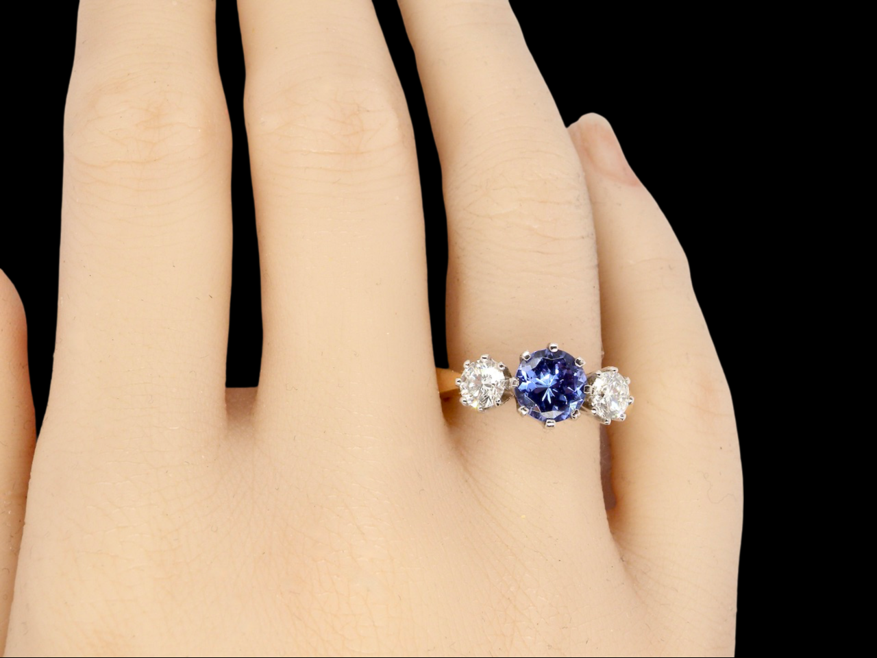 Impressive Tanzanite and Diamond Ring