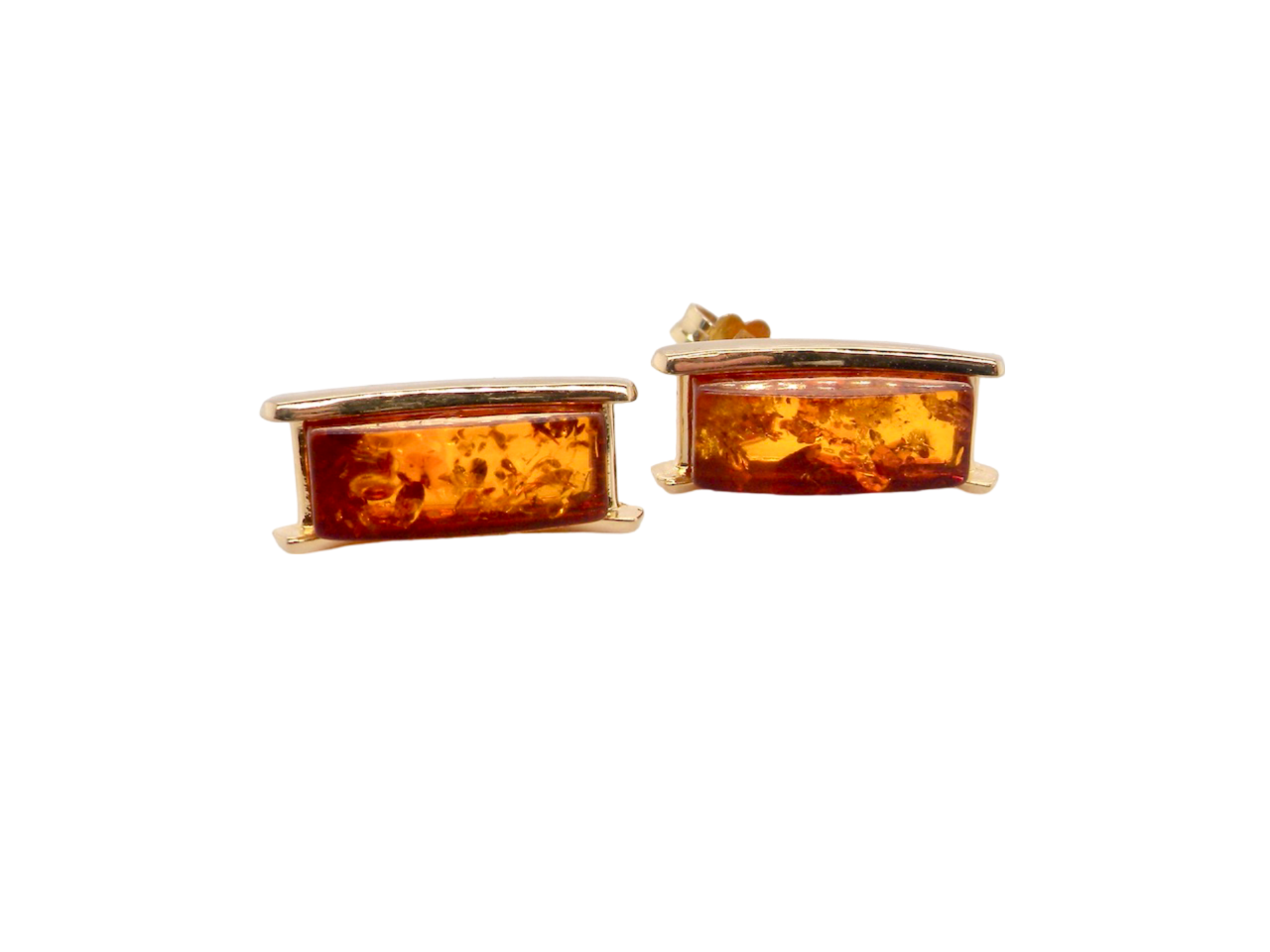 Amber earrings