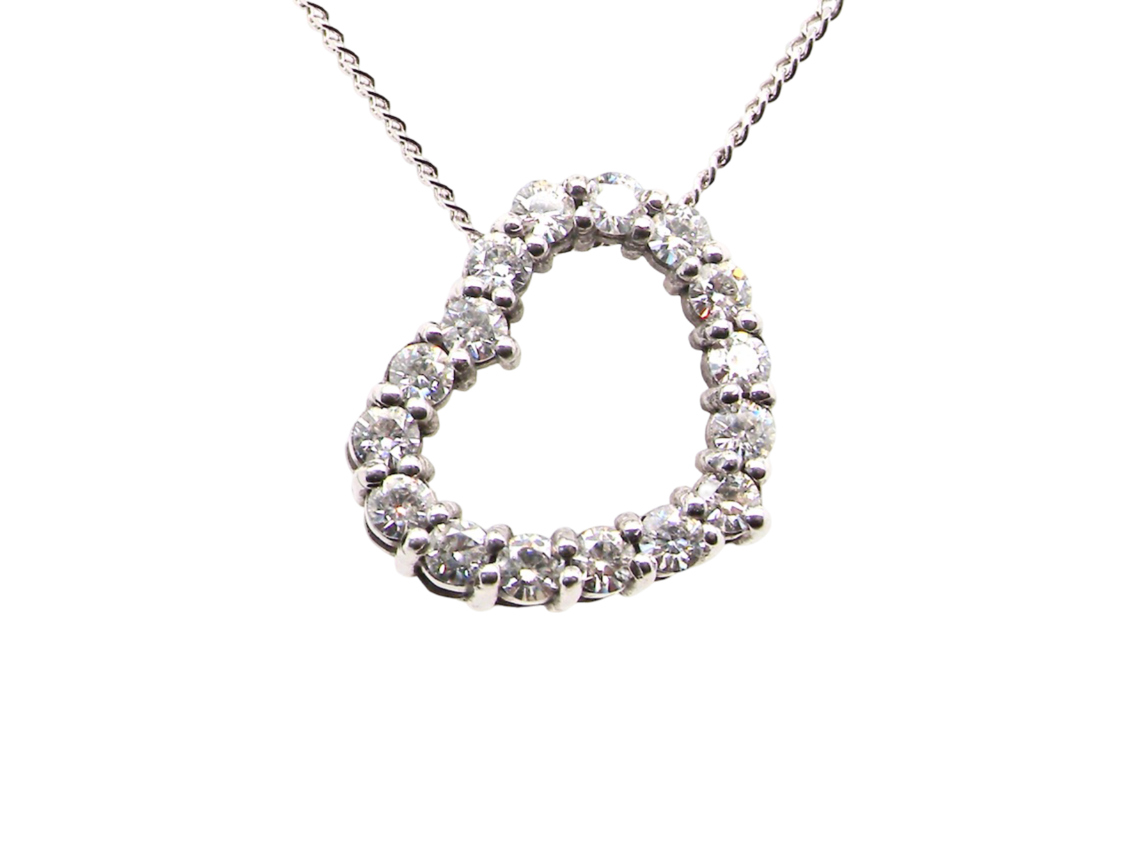 A diamond pendant