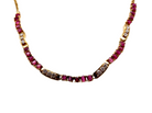 A Ruby and Diamond Necklace