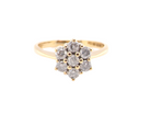 diamond cluster ring