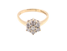  diamond cluster ring