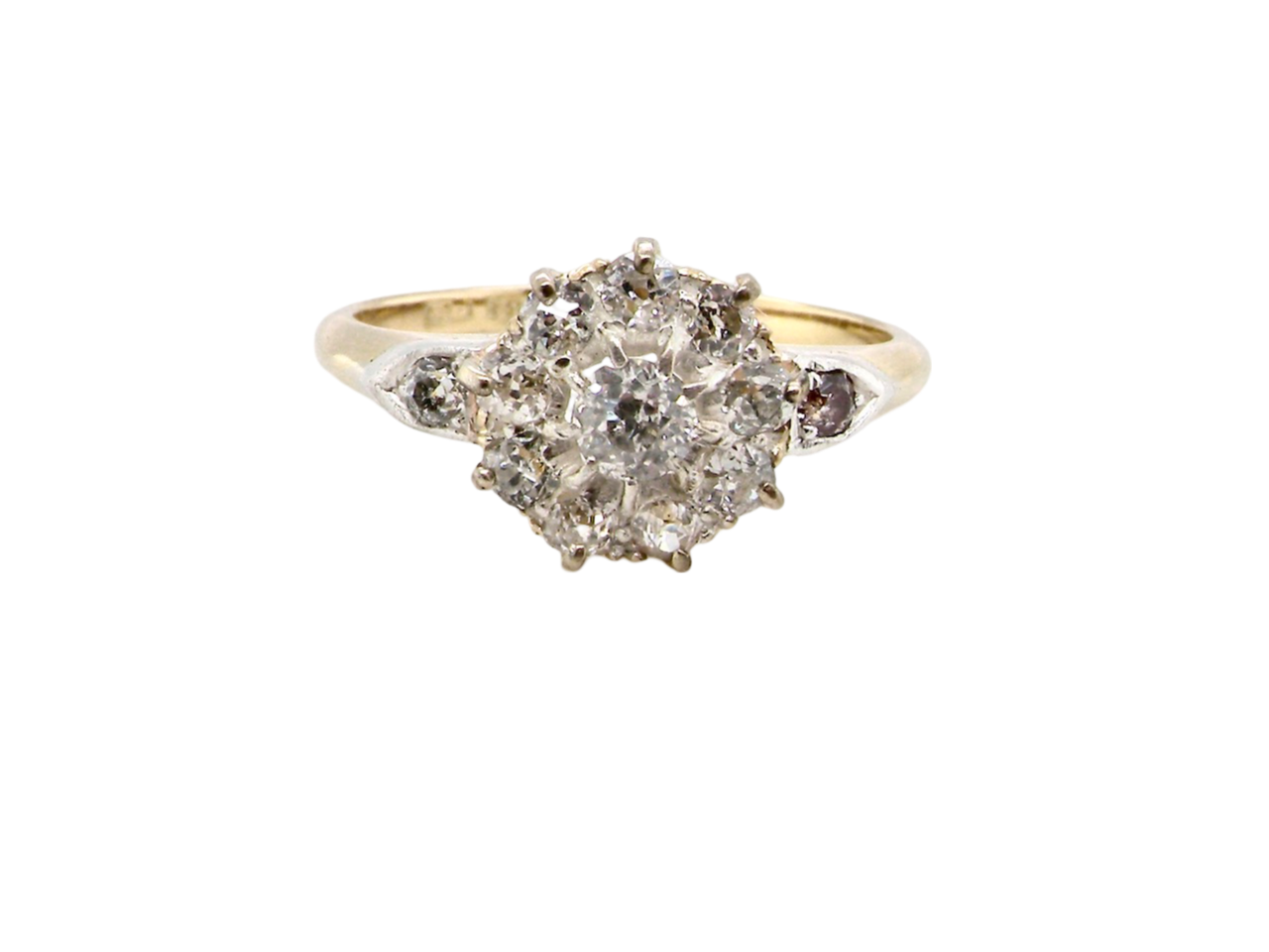 An original late 19th century diamond ring