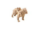 A heavy cast 9 carat gold bulldog charm