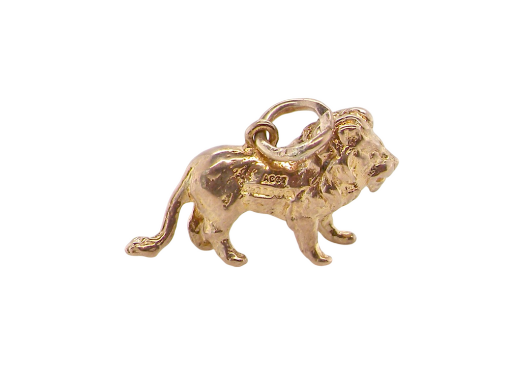  9 carat gold Lion Charm