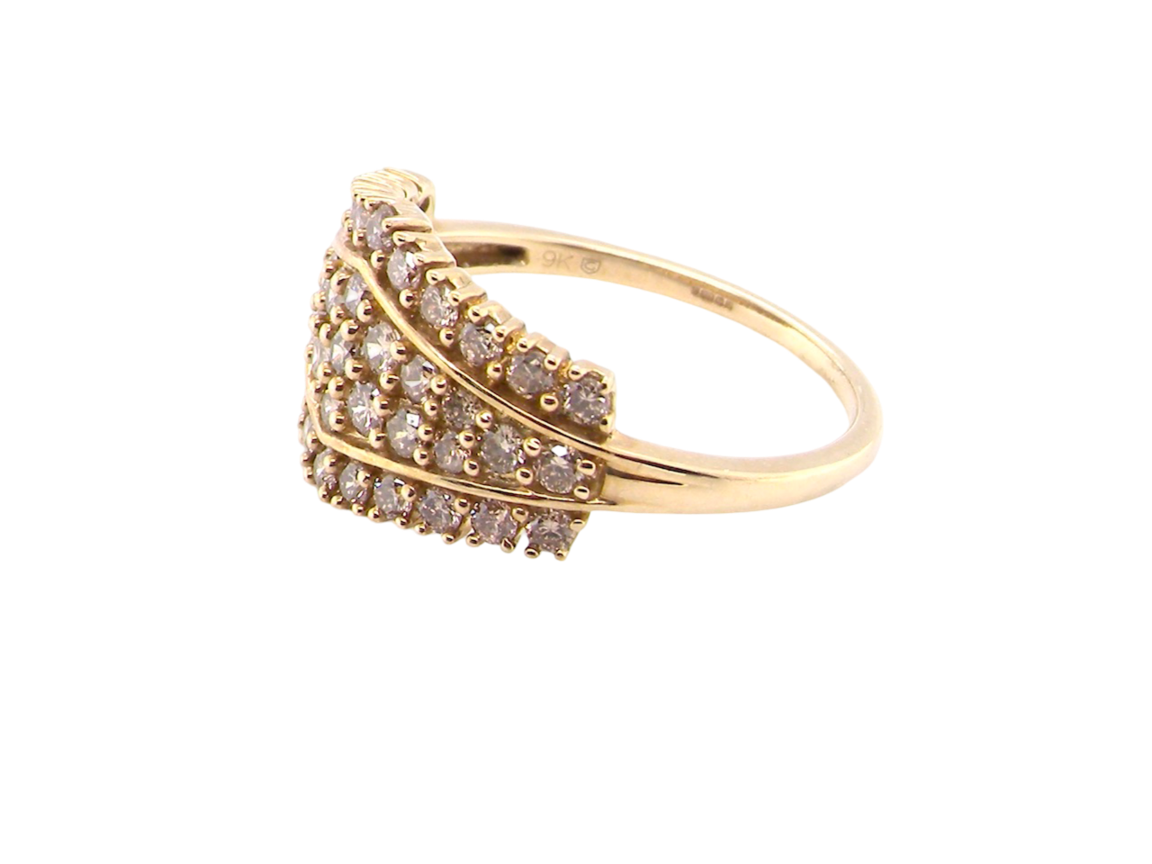 multi cluster diamond ring