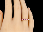  ruby and diamond eternity ring