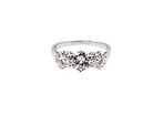 3 stone diamond ring 1.7 carats