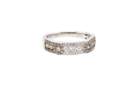 A Le Vian Diamond Half Hoop Ring