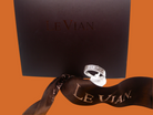 A Le Vian Diamond Half Hoop Ring with box