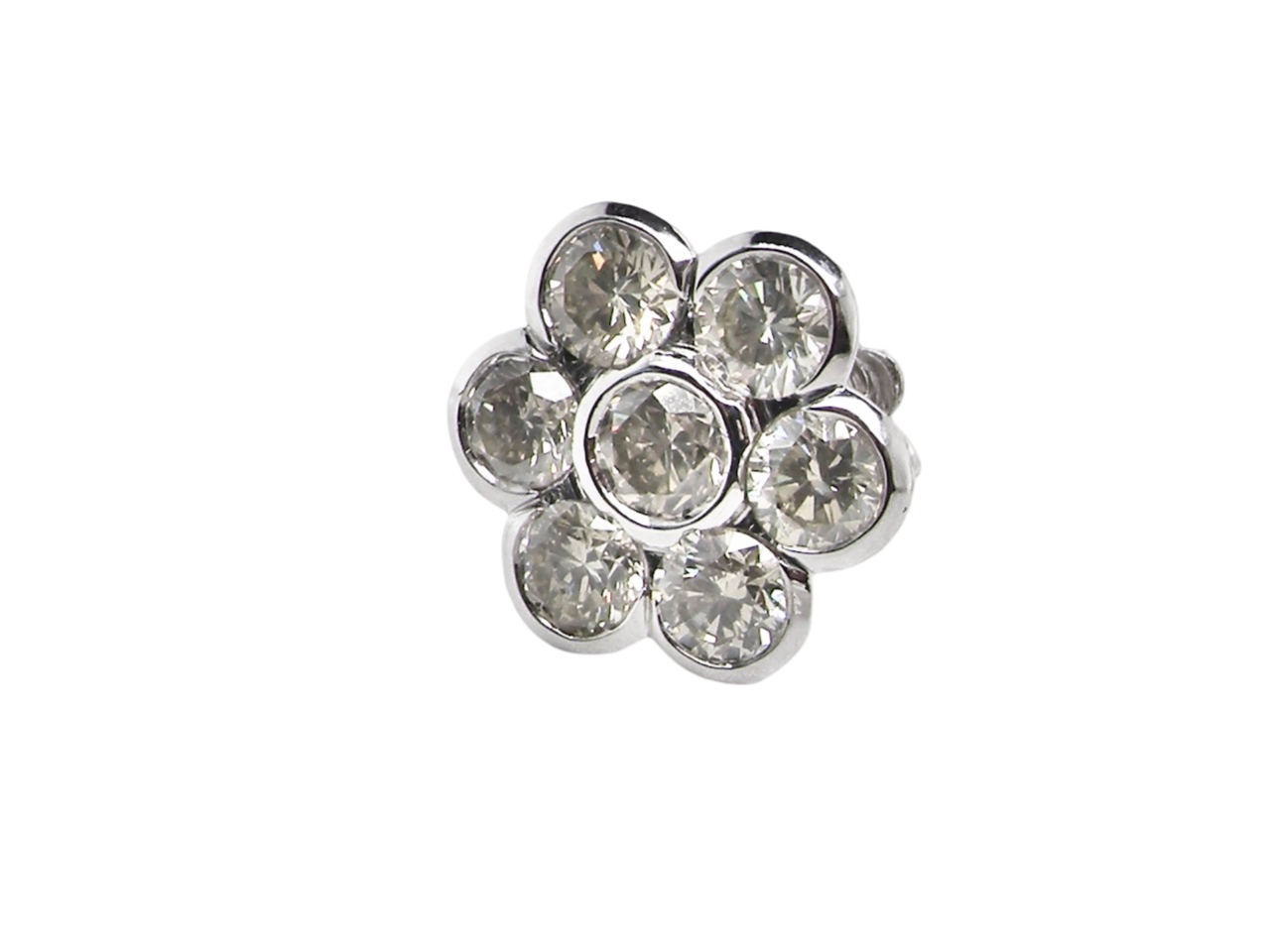 Diamond Cluster Earring