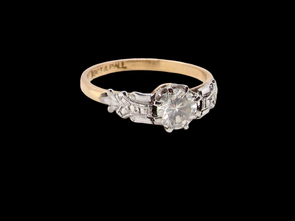 1930s Solitaire Diamond Ring