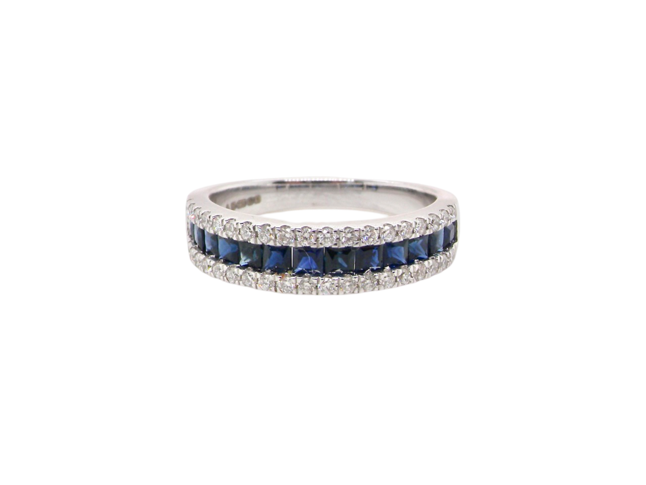  sapphire and diamond eternity ring