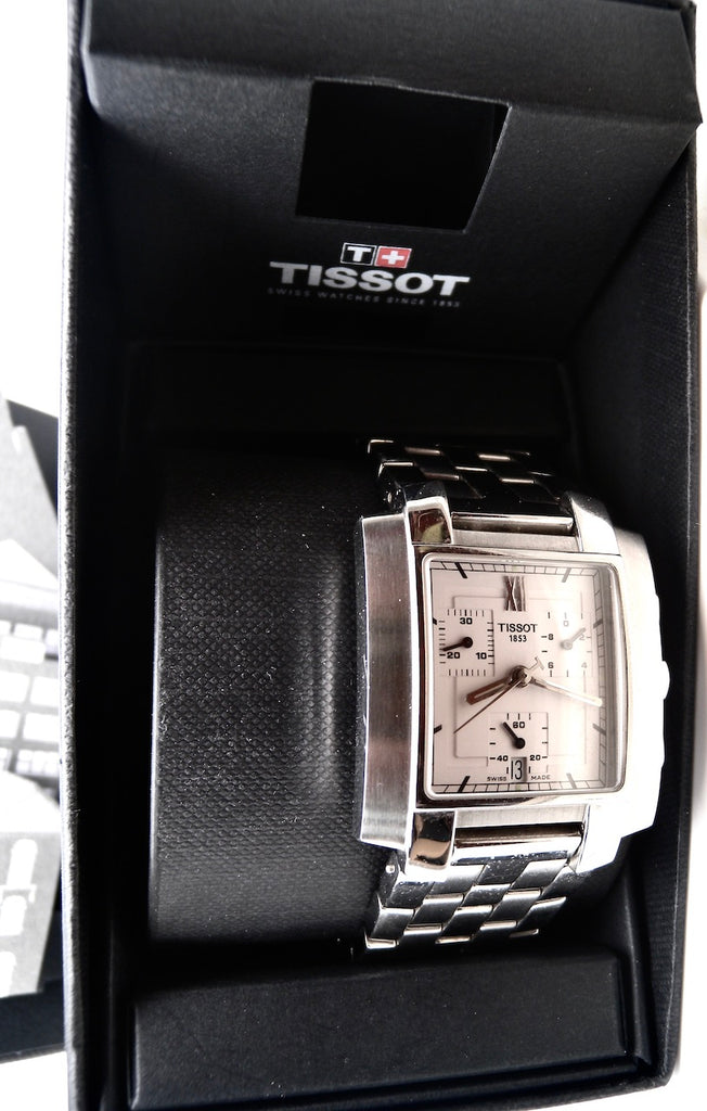 men's Steel Tissot wrist watch