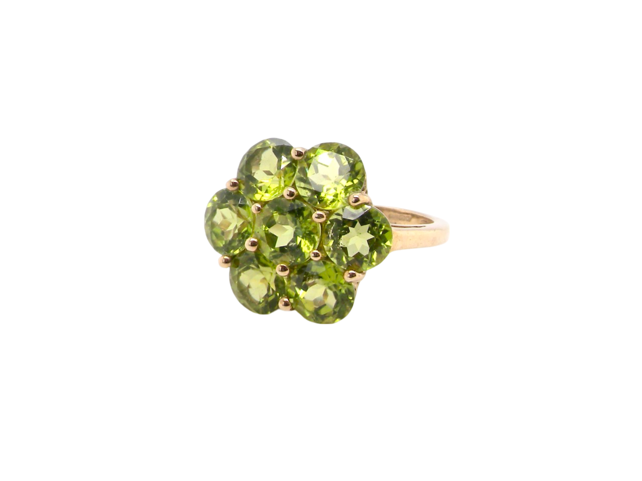 A Peridot dress ring