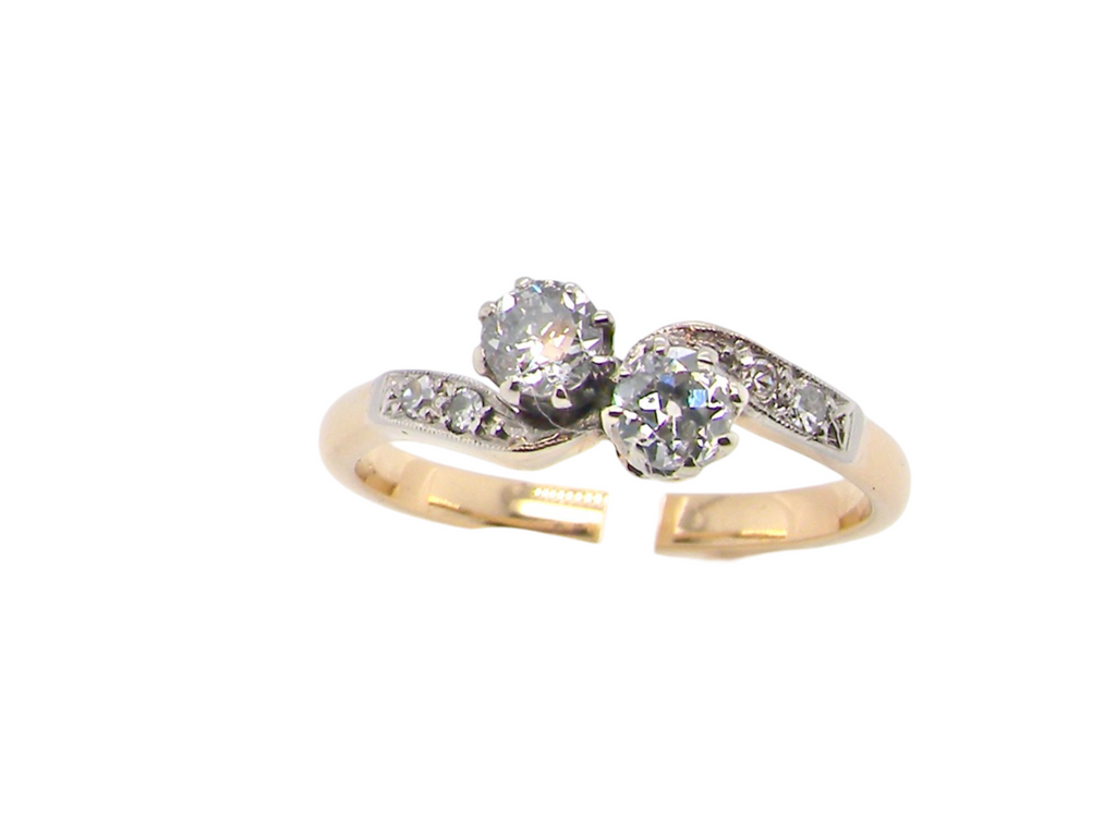 2 stone cDiamond Ring