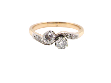 A vintage Moi Et Toi Diamond Ring