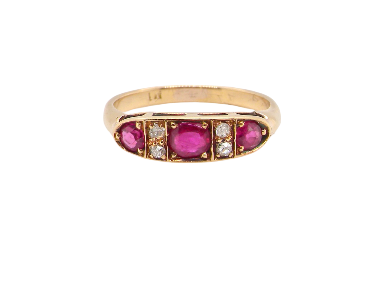 An early 20th century Ruby and Diamond Ring