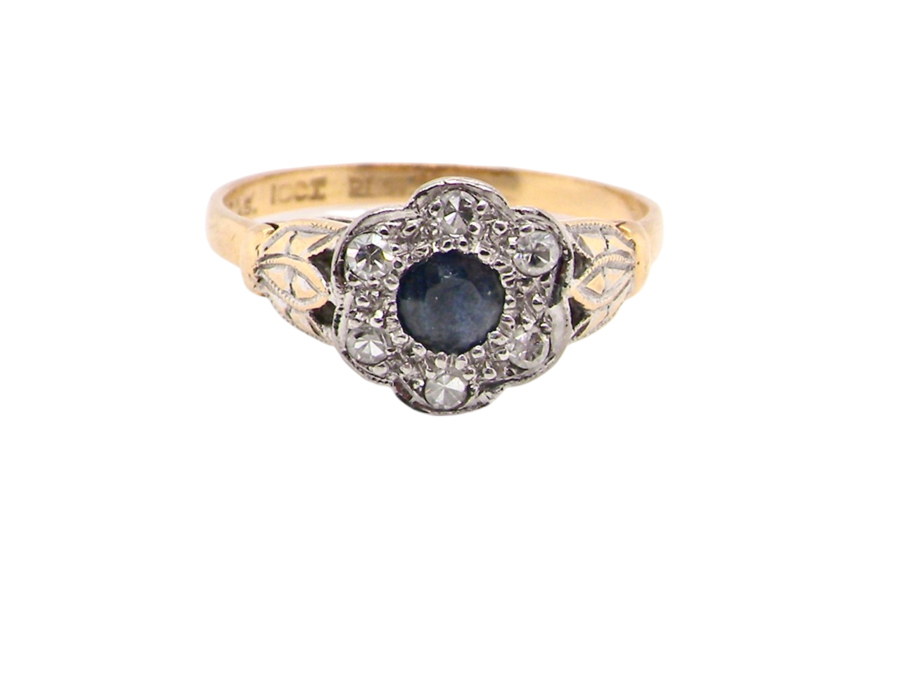 An early 20th century Sapphire and Diamond Ring