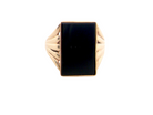 black onyx dress ring