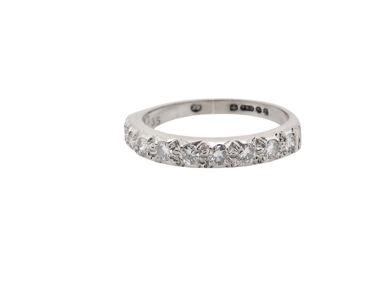 A white gold Diamond Eternity Ring