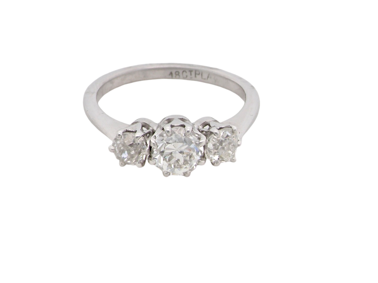 A three stone Diamond Ring