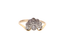 An Art Deco fan shaped Diamond Ring