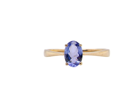 A single stone Tanzanite dress ring