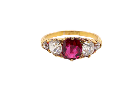 A fine Victorian Ruby and Diamond ring