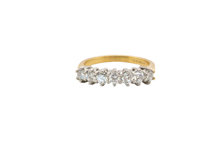 An 18 carat gold Diamond eternity ring