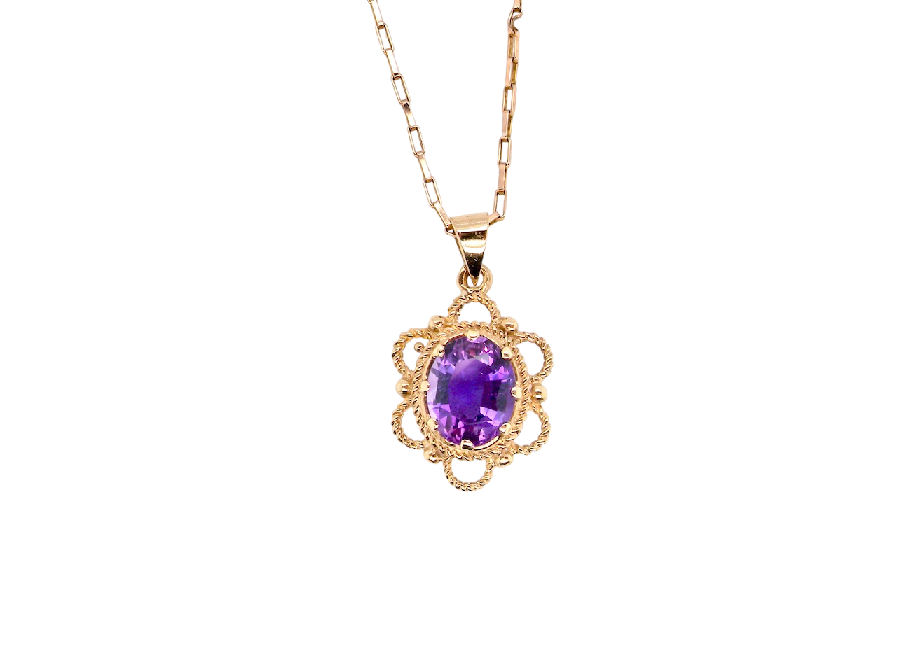 amethyst pendant