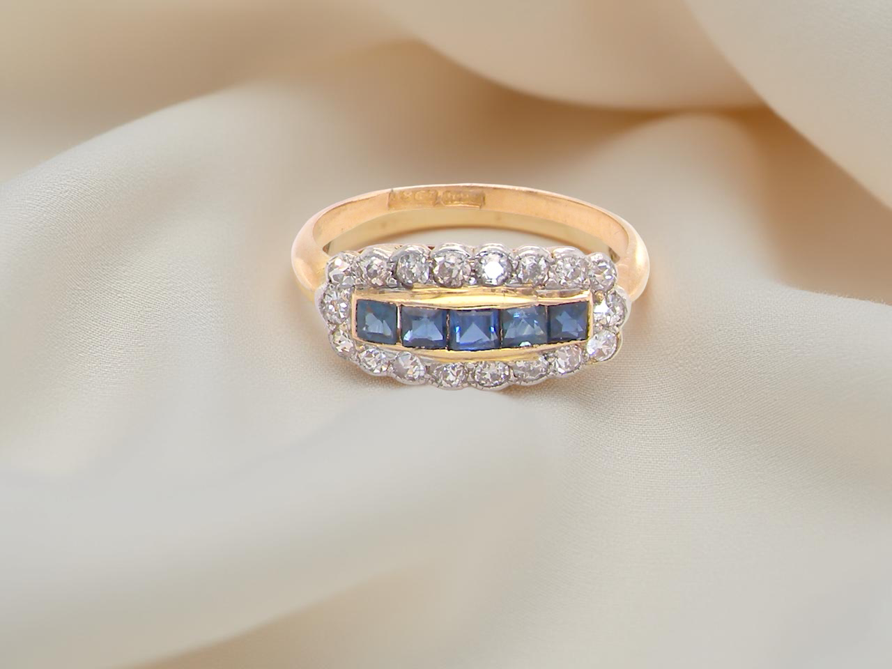 Edwardian Sapphire & Diamond ring