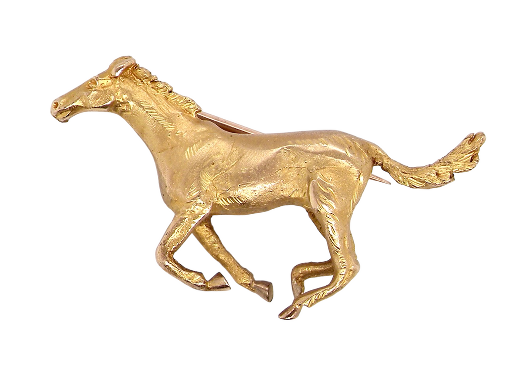 horse shaped brooch