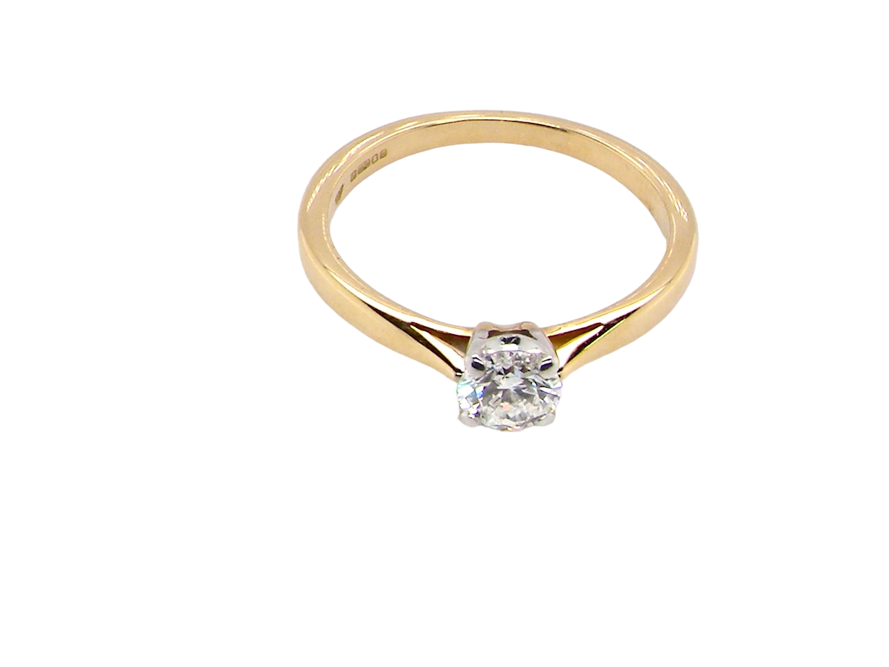 Single square 2025 diamond ring