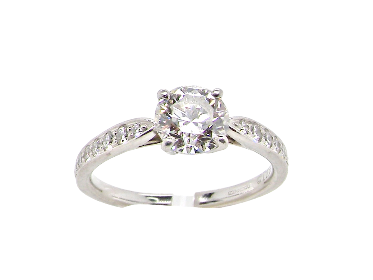A Tiffany Solitaire Diamond Ring Save 25 Vintage Tom Antique