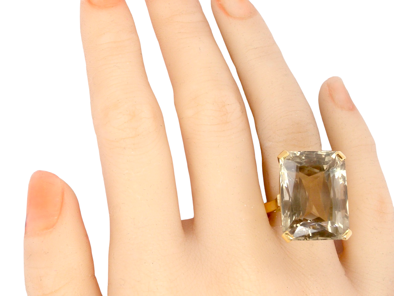 Citrine dress store ring