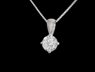 A Classic Solitaire Diamond Pendant