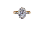 An antique Diamond cluster ring