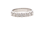 A white gold Diamond Eternity Ring